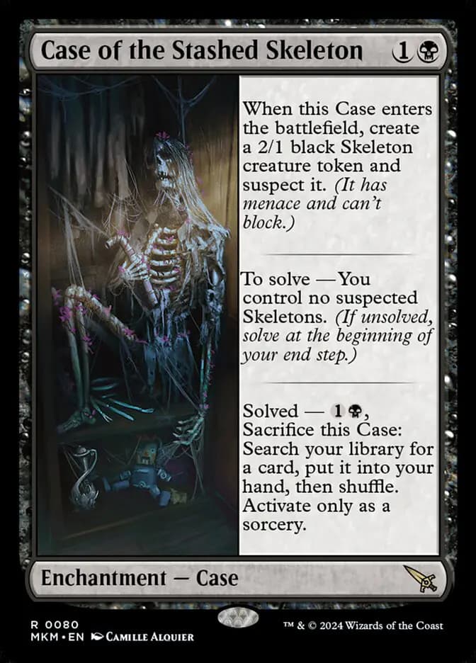 Card image of Case of the Stashed Skeleton