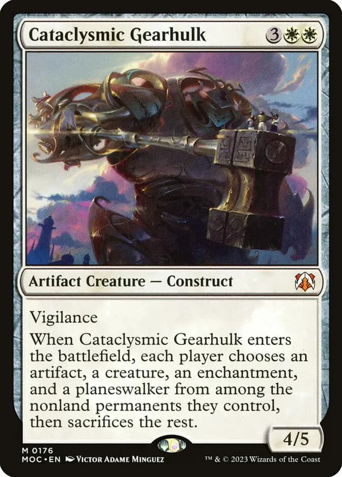 Card image of Cataclysmic Gearhulk