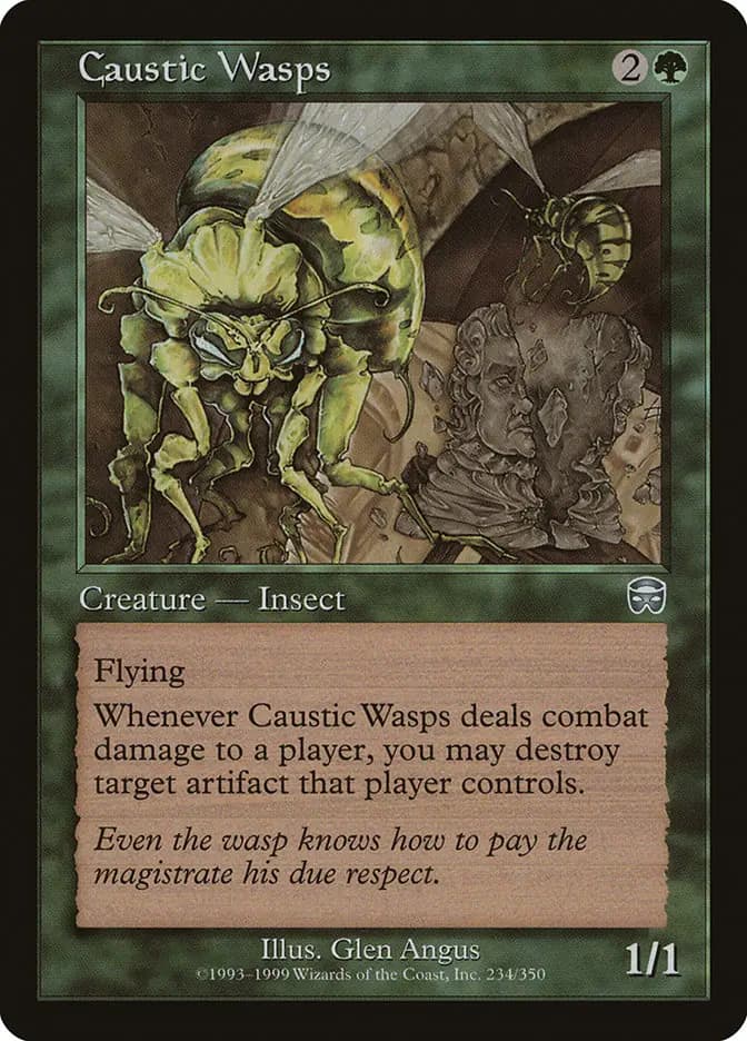 Card image of Caustic Wasps