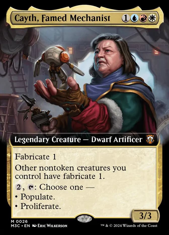 Card image of Cayth, Famed Mechanist