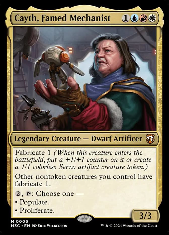 Card image of Cayth, Famed Mechanist