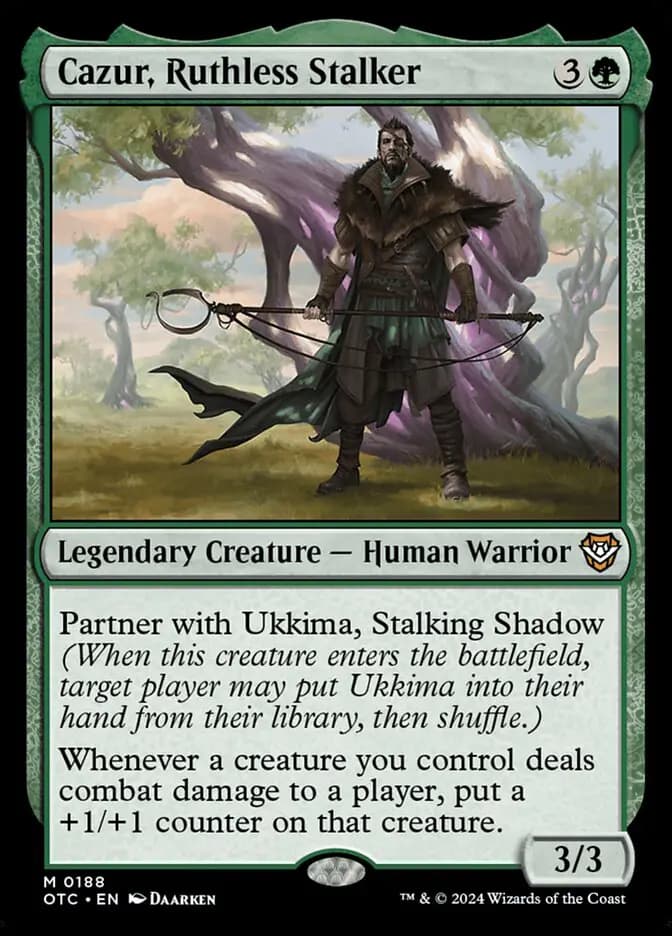 Card image of Cazur, Ruthless Stalker