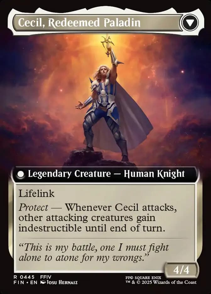 Card image of Cecil, Dark Knight / Cecil, Redeemed Paladin