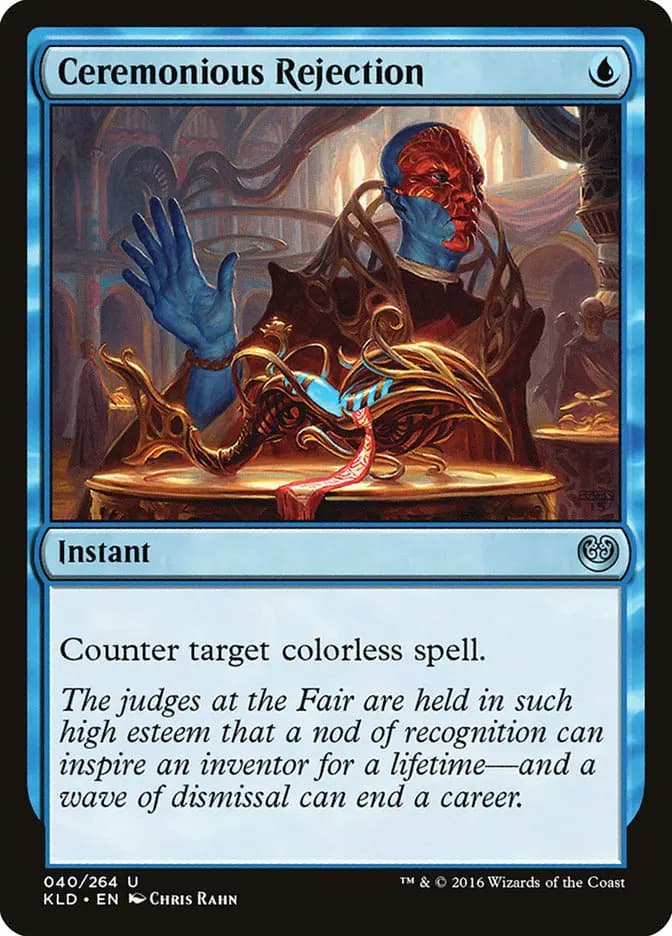 Card image of Ceremonious Rejection