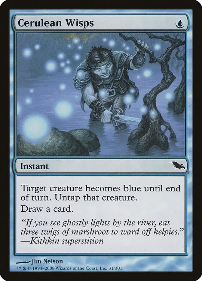 Card image of Cerulean Wisps