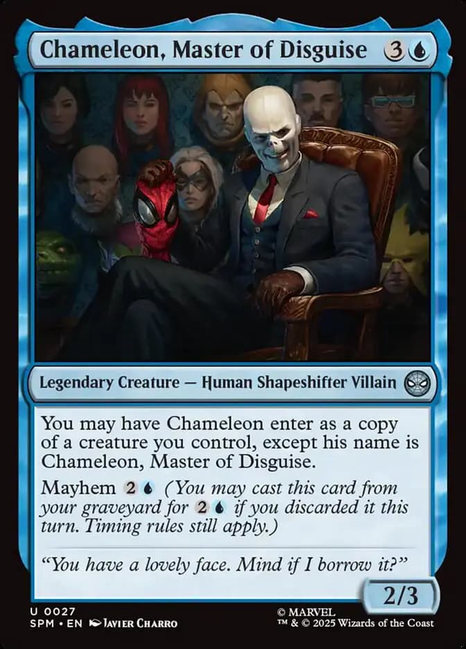 Card image of Chameleon, Master of Disguise