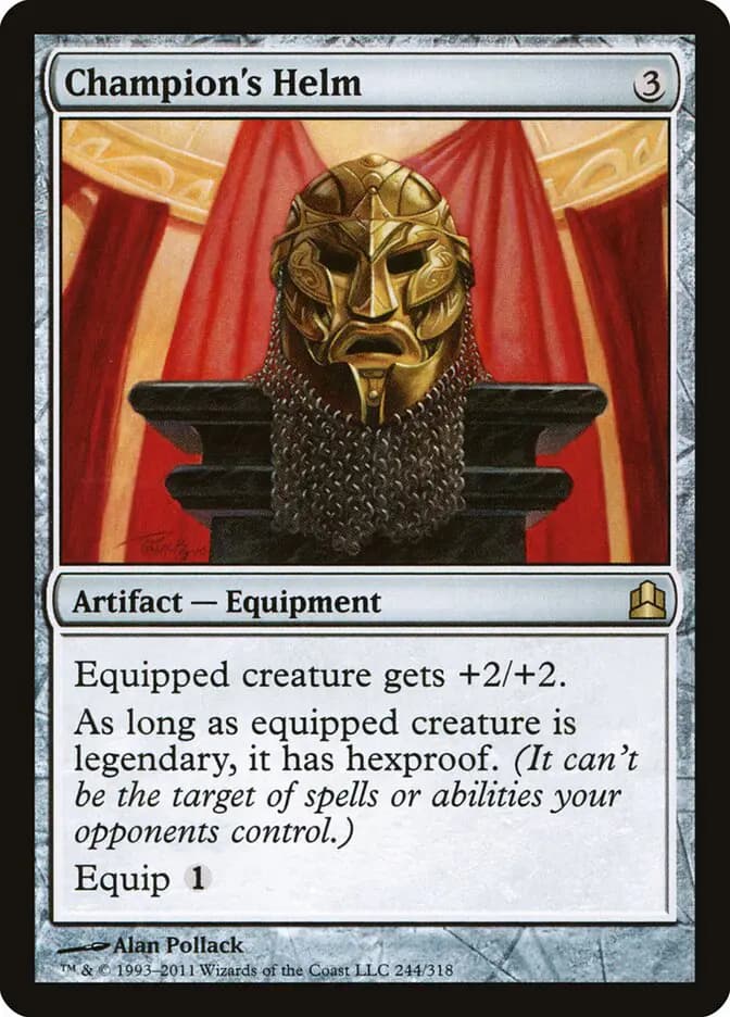 Card image of Champion's Helm