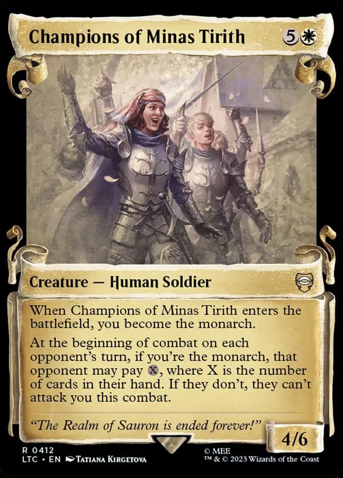 Card image of Champions of Minas Tirith