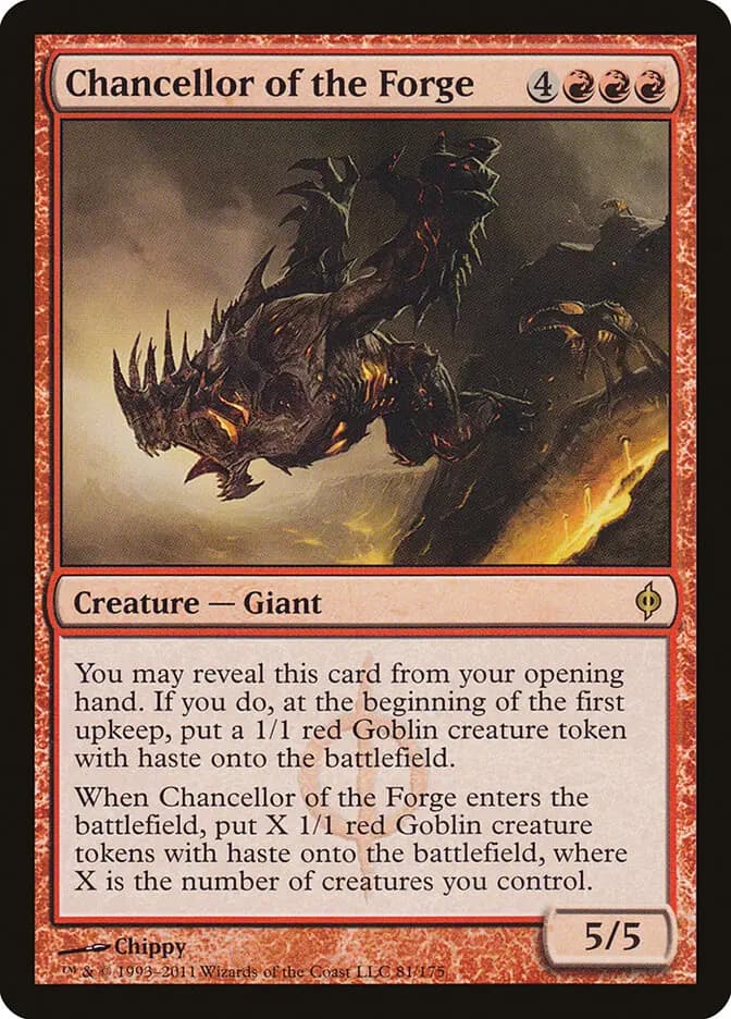 Card image of Chancellor of the Forge