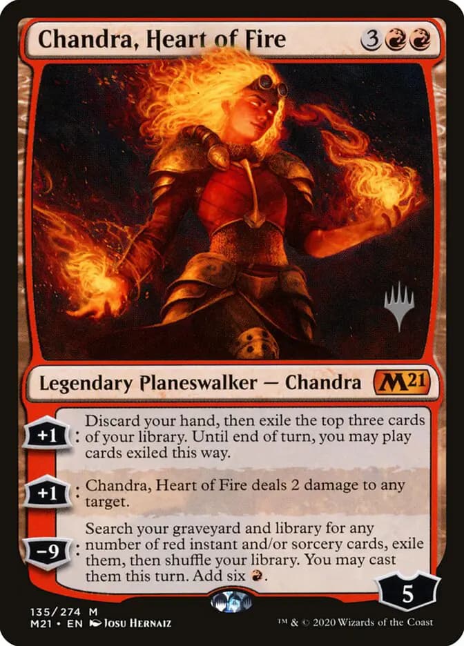 Card image of Chandra, Heart of Fire