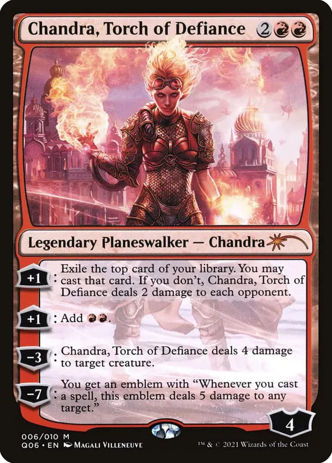Card image of Chandra, Torch of Defiance