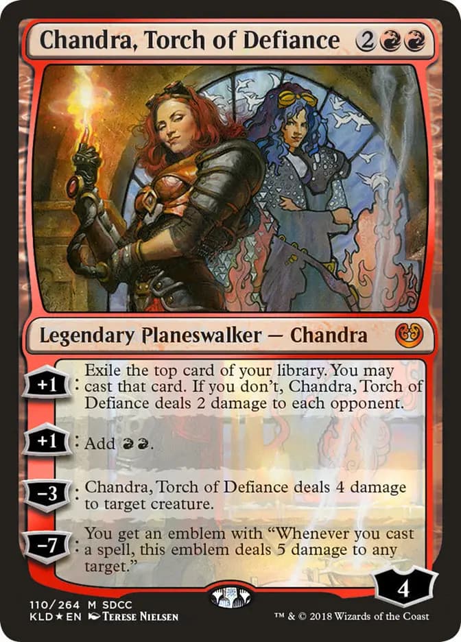 Card image of Chandra, Torch of Defiance