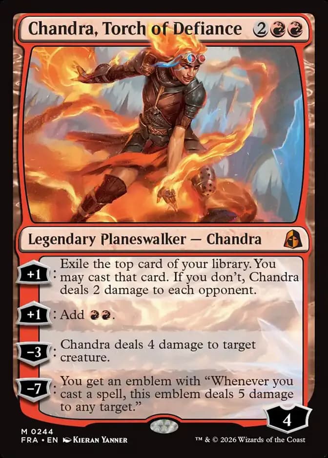 Card image of Chandra, Torch of Defiance