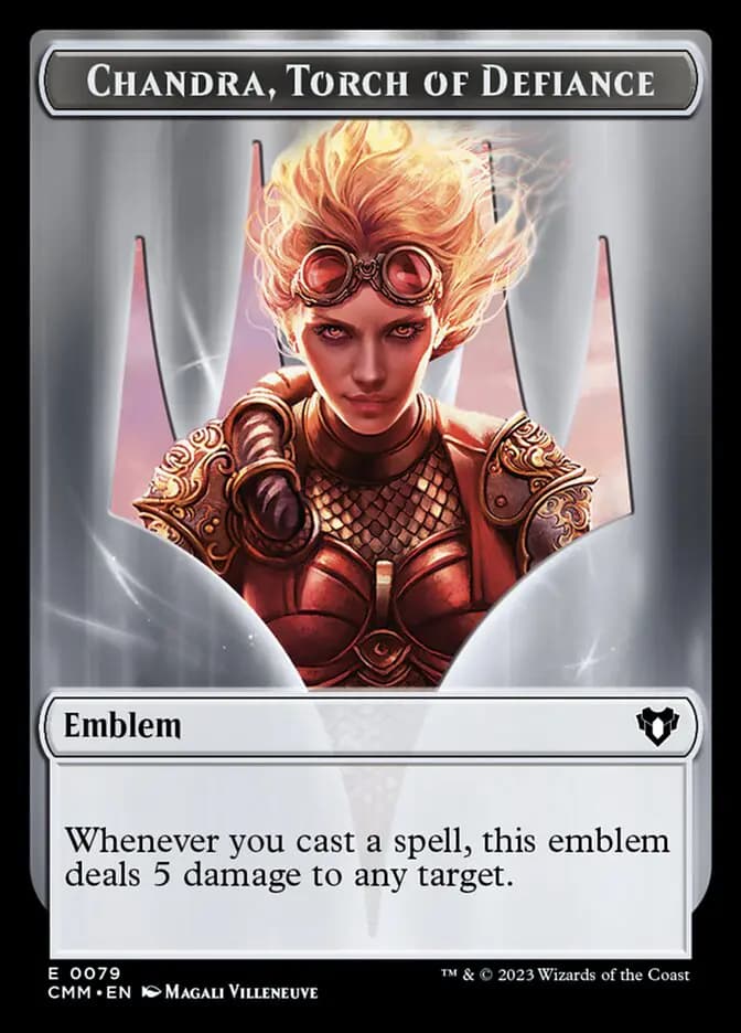 Card image of Chandra, Torch of Defiance Emblem