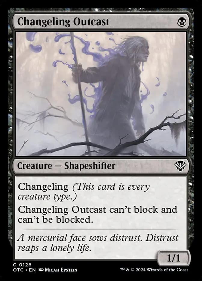 Card image of Changeling Outcast