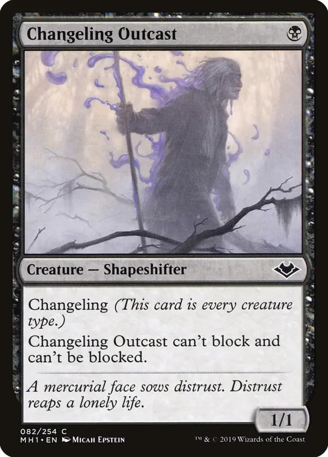 Card image of Changeling Outcast