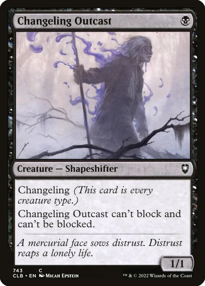 Card image of Changeling Outcast
