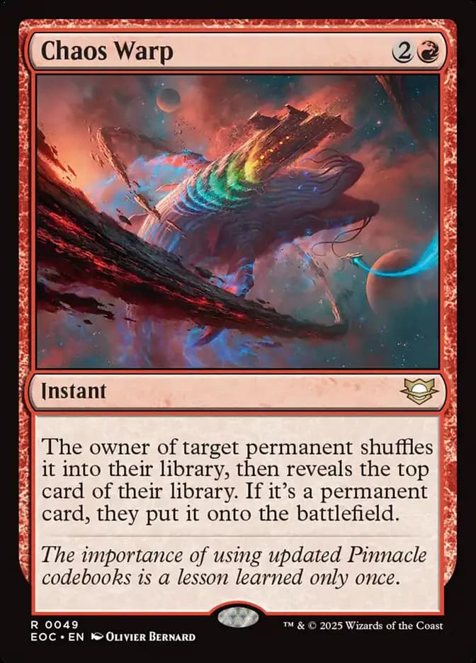 Card image of Chaos Warp