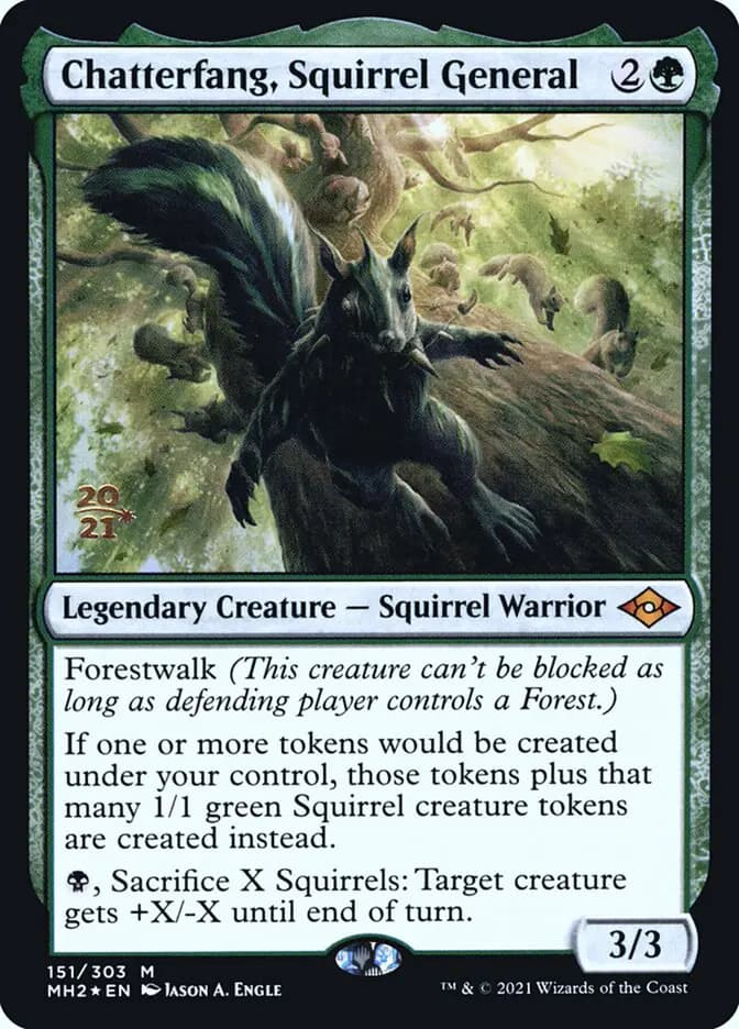 Card image of Chatterfang, Squirrel General