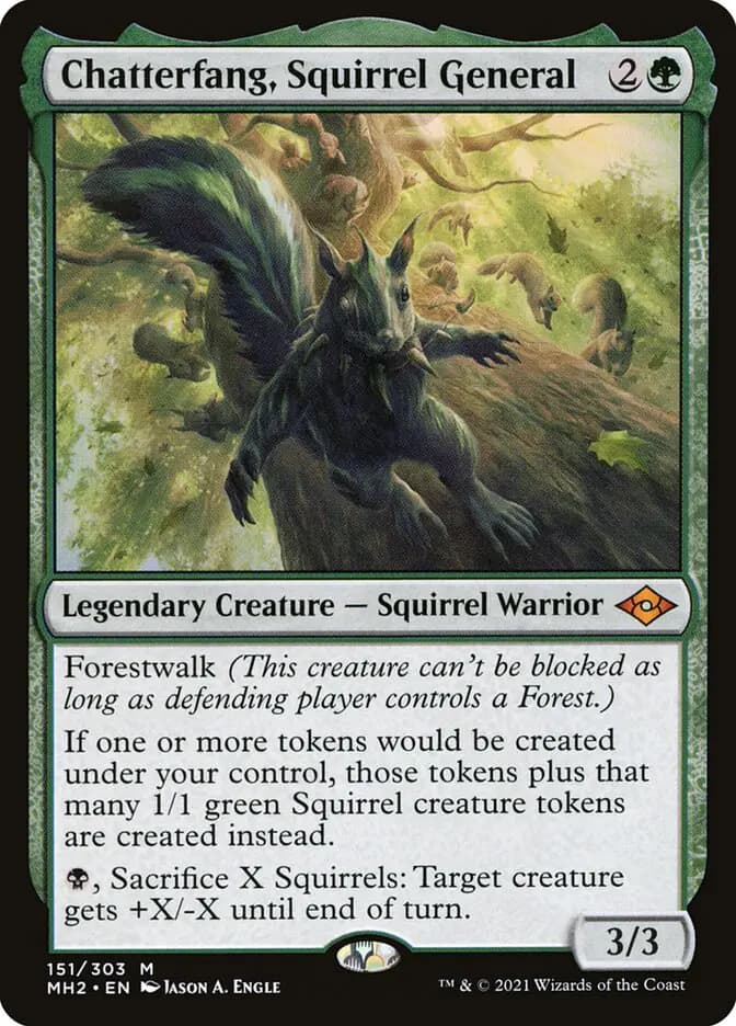 Card image of Chatterfang, Squirrel General