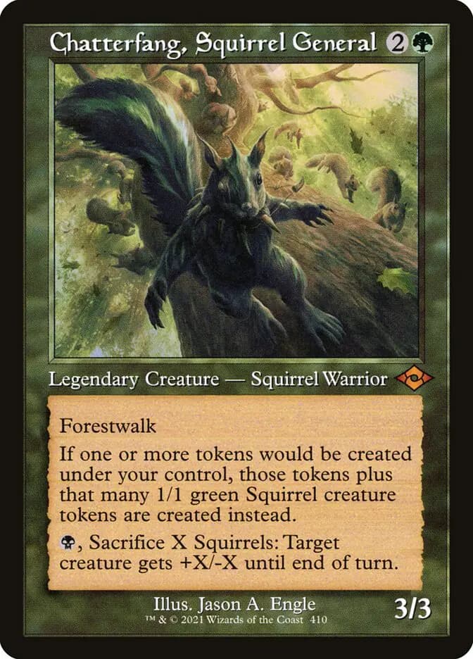 Card image of Chatterfang, Squirrel General