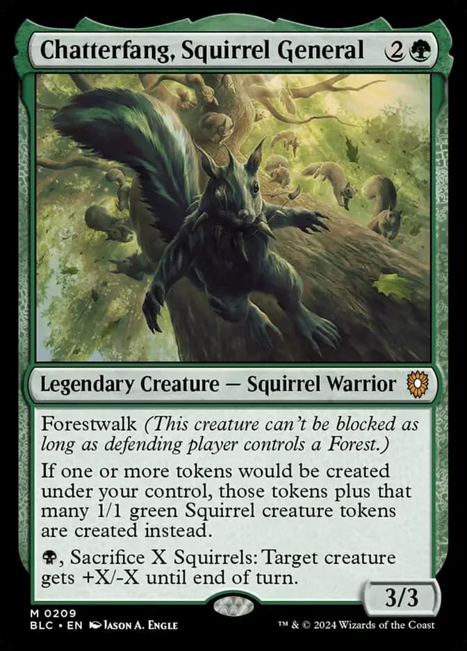 Card image of Chatterfang, Squirrel General
