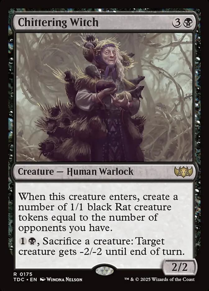 Card image of Chittering Witch