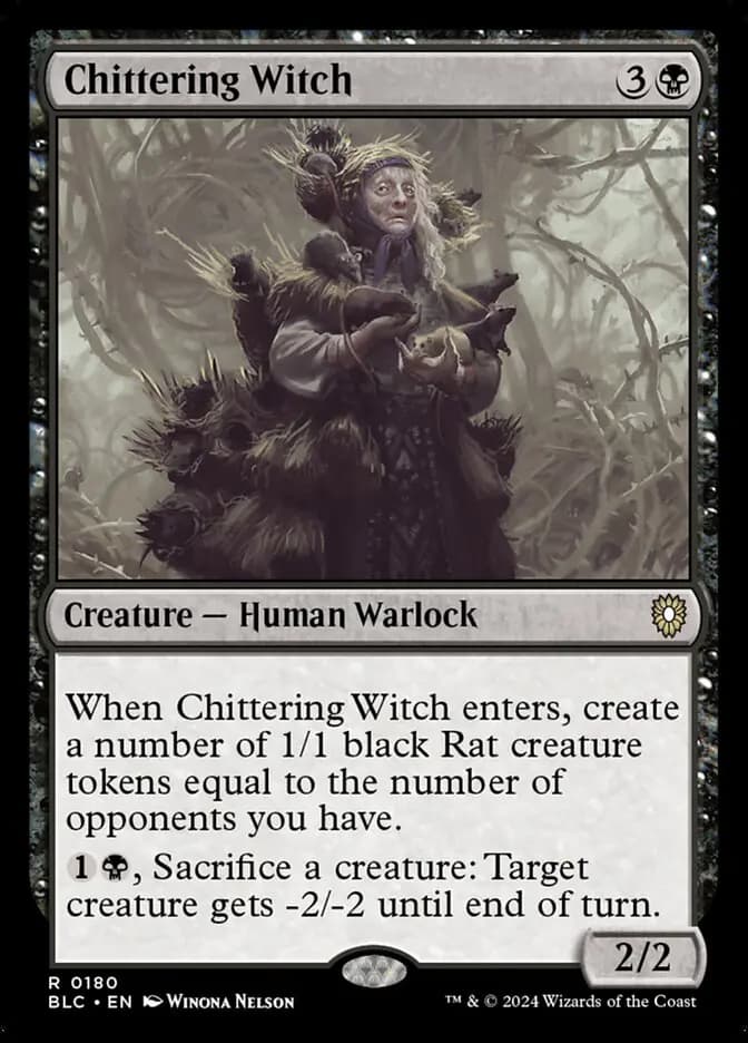 Card image of Chittering Witch