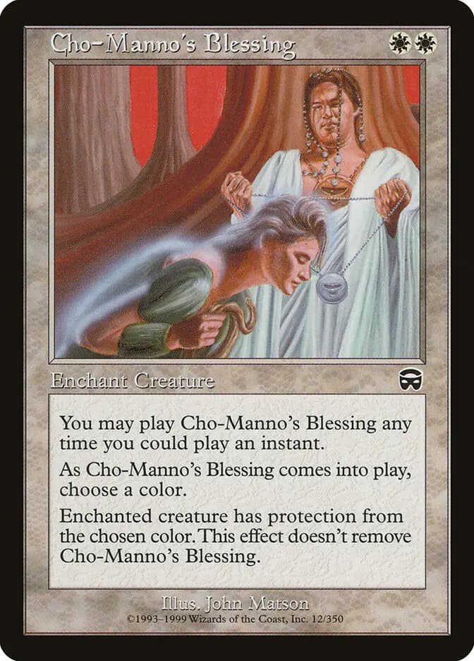 Card image of Cho-Manno's Blessing