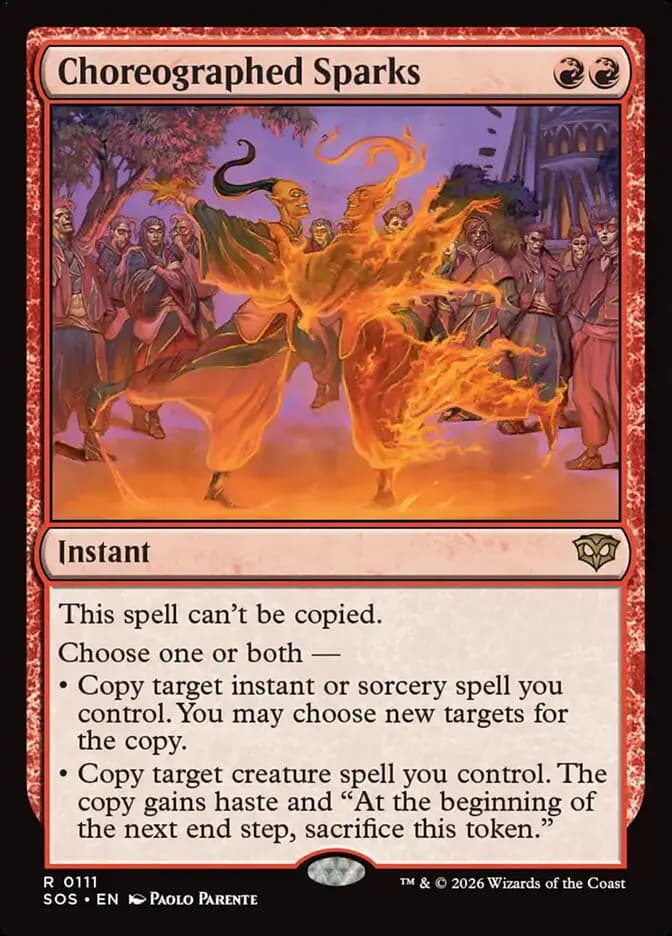 Card image of Choreographed Sparks