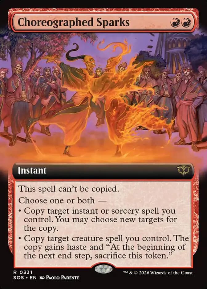 Card image of Choreographed Sparks