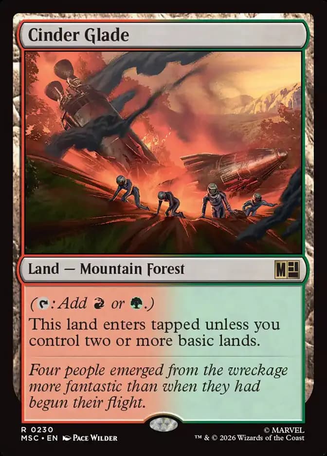 Card image of Cinder Glade
