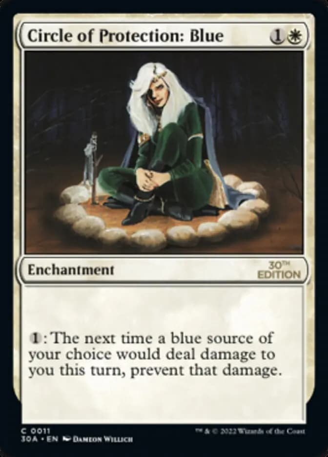 Card image of Circle of Protection: Blue