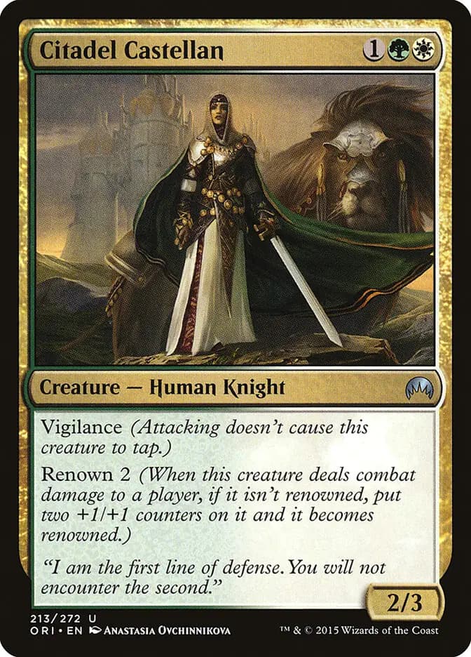 Card image of Citadel Castellan