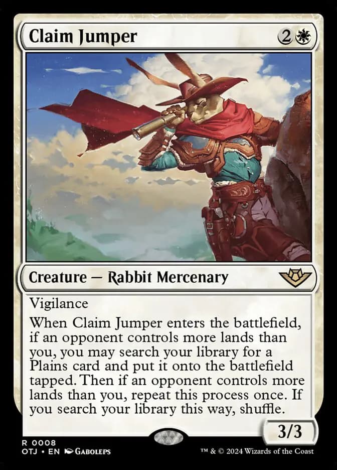 Card image of Claim Jumper