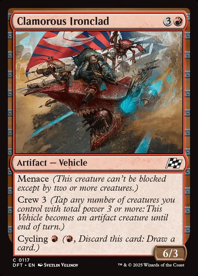 Card image of Clamorous Ironclad