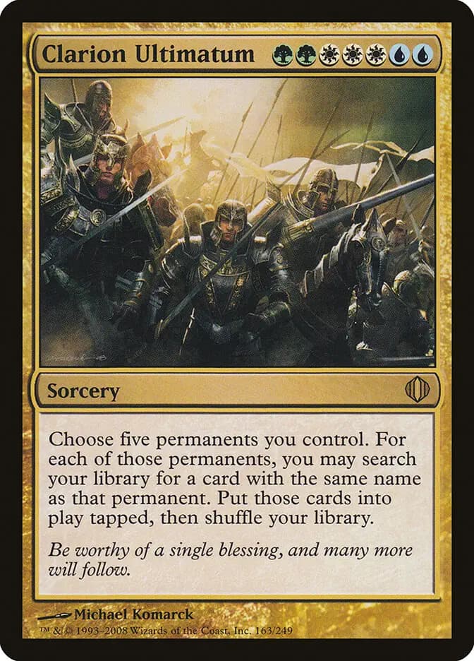 Card image of Clarion Ultimatum