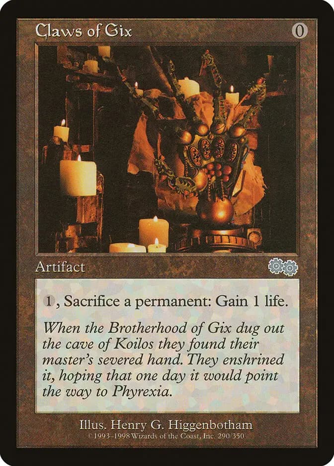 Card image of Claws of Gix