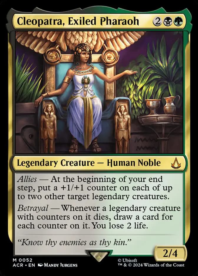 Card image of Cleopatra, Exiled Pharaoh