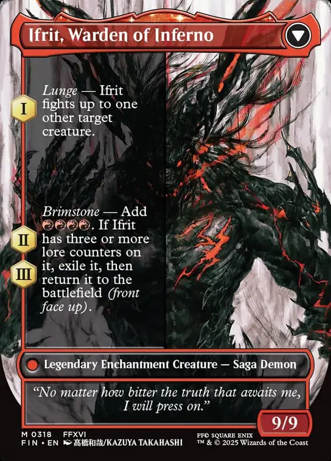 Card image of Clive, Ifrit's Dominant / Ifrit, Warden of Inferno