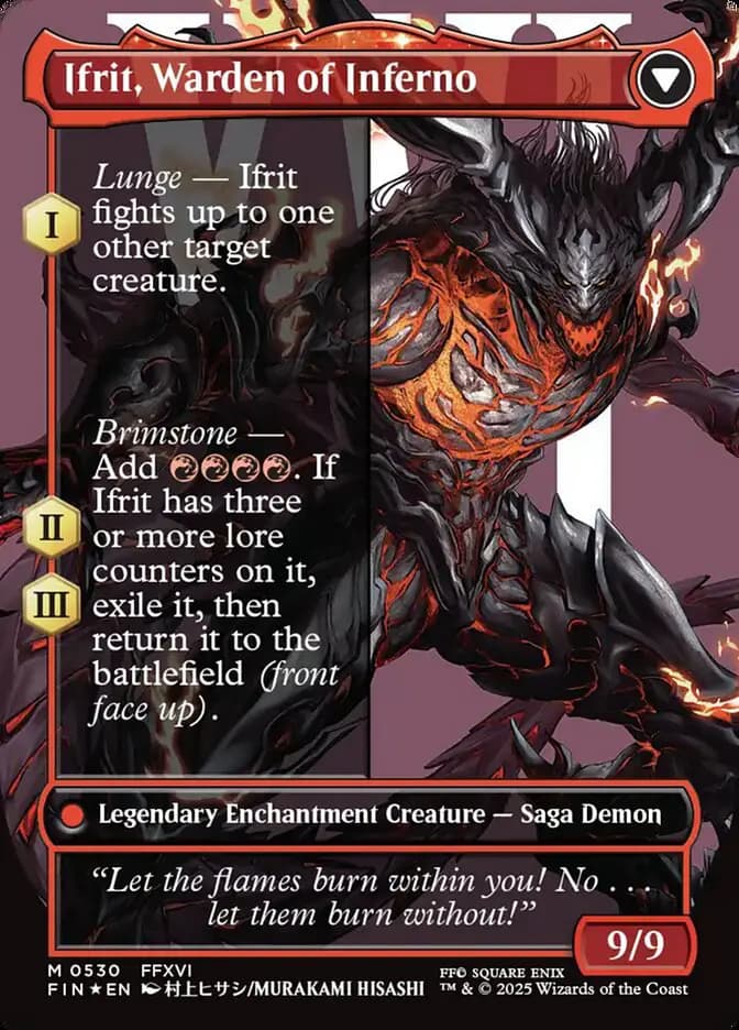 Card image of Clive, Ifrit's Dominant / Ifrit, Warden of Inferno