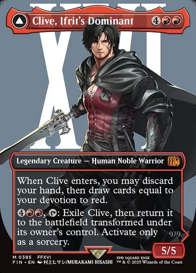 Card image of Clive, Ifrit's Dominant / Ifrit, Warden of Inferno