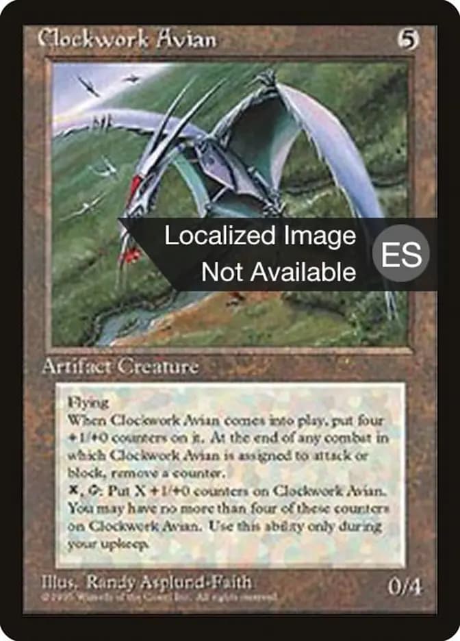 Card image of Clockwork Avian