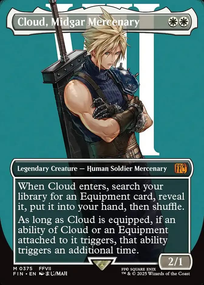 Card image of Cloud, Midgar Mercenary
