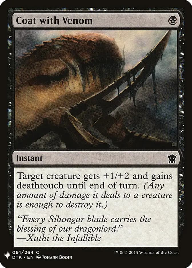 Card image of Coat with Venom
