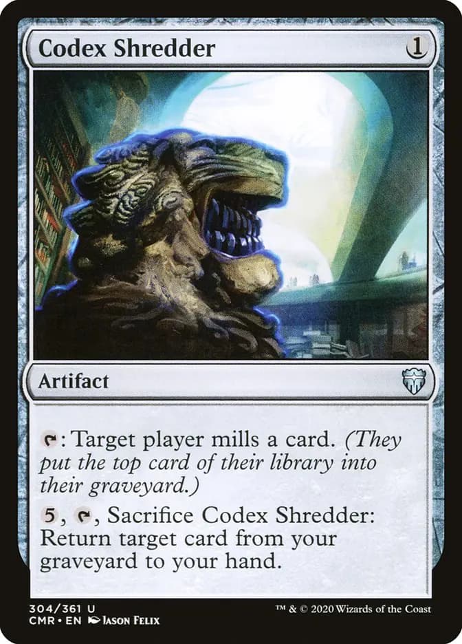 Card image of Codex Shredder