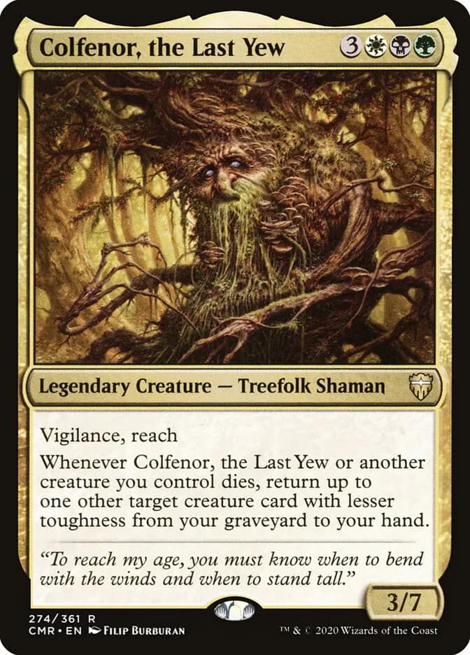 Card image of Colfenor, the Last Yew