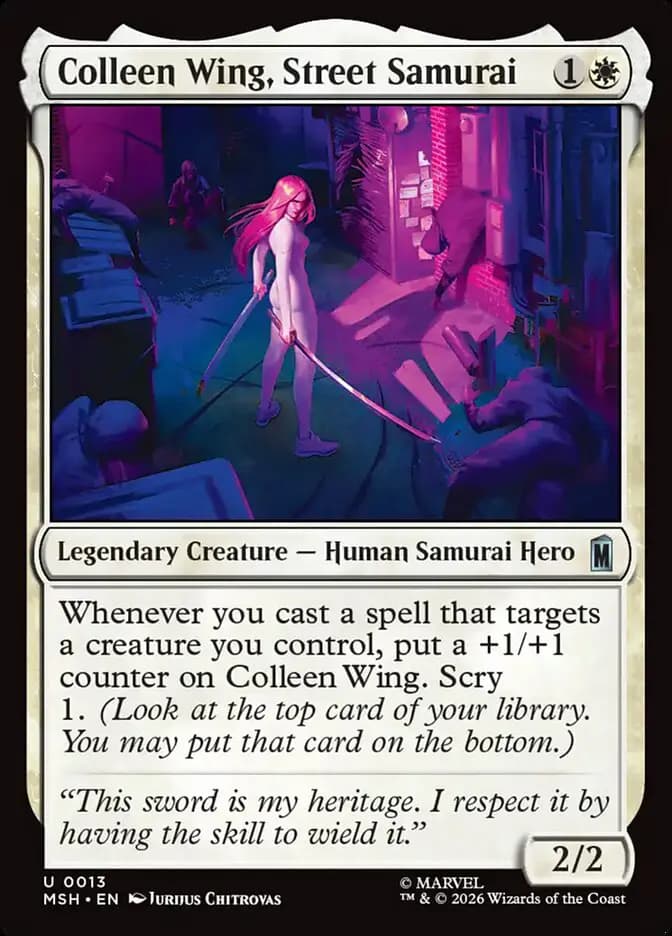 Card image of Colleen Wing, Street Samurai