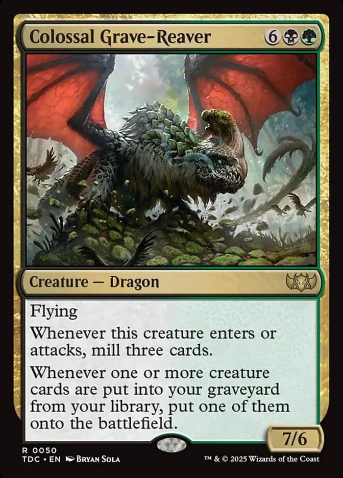 Card image of Colossal Grave-Reaver