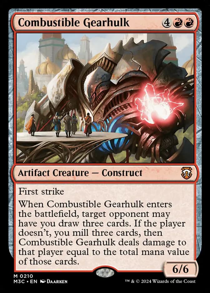 Card image of Combustible Gearhulk